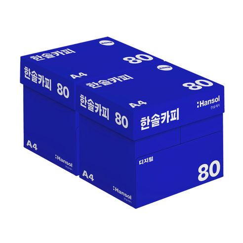 한솔카피 복사용지 80g, A4, 5000매