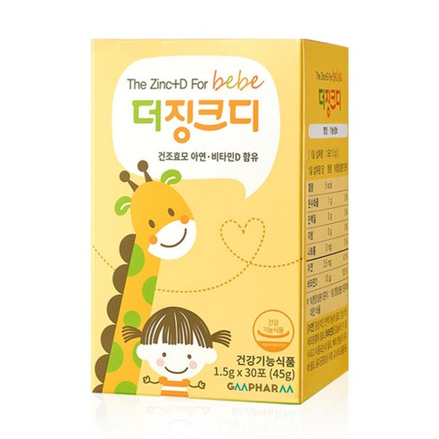 지엠팜 더 징크디 30p
