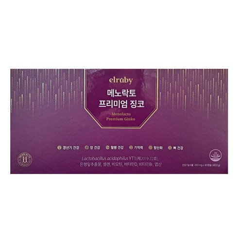 휴온스 엘루비 메노락토 프리미엄 징코 / 신상품 리뉴얼 징코