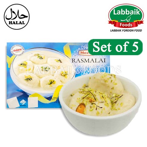 MEZBAN Rasmalai (Cheese Dumplings in creamy sauce) 20pcs 1kg / 라스말라이