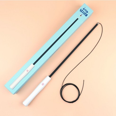 BAEKOKO 배코코 반딧불 낚시대 고양이 장난감 고양이용품 반려동물용품, BLUE, 1개