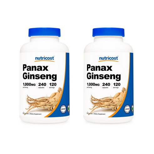 뉴트리코스트 파낙스 진셍 1000mg 캡슐