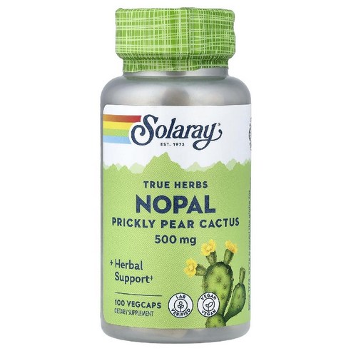 솔라레이 노팔 Nopal Prickly Pear Cactus 500mg 베지캡슐 100정