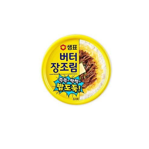 샘표 버터장조림 90g X 6캔 캠핑 반찬캔