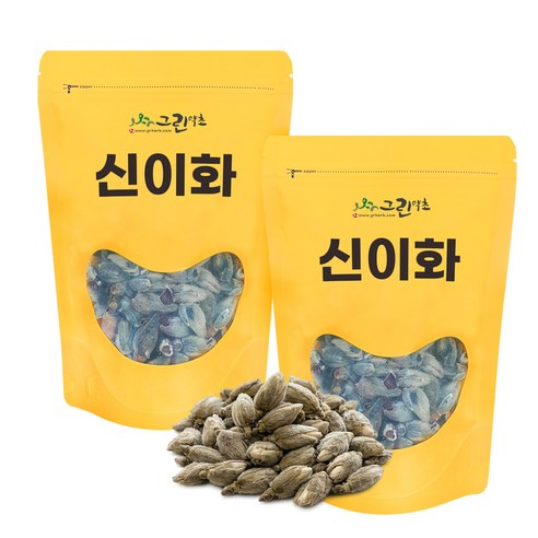 그린약초 자연산 신이화 목련꽃봉오리 100% 50g x 2개, 50g, 2개, 1개입