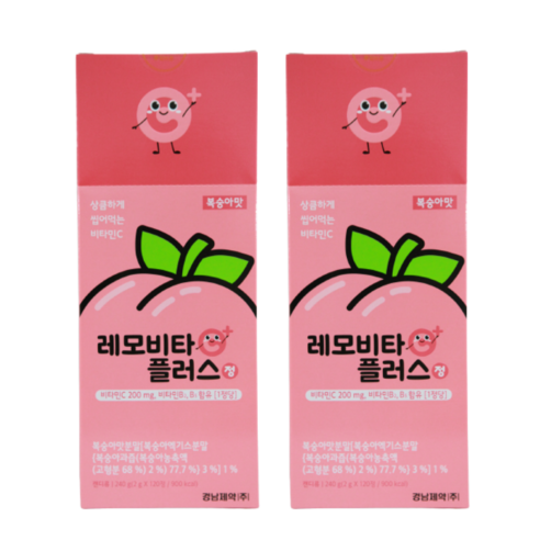 레모비타 플러스 120정 복숭아맛