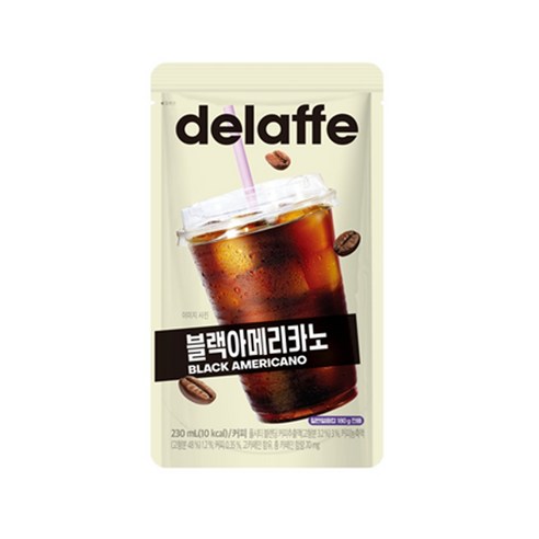 델라페 블랙아메리카노 파우치 230ml x 10개, 10개, 230ml