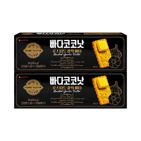 롯데웰푸드 빠다코코낫 로스티드 갈릭 버터