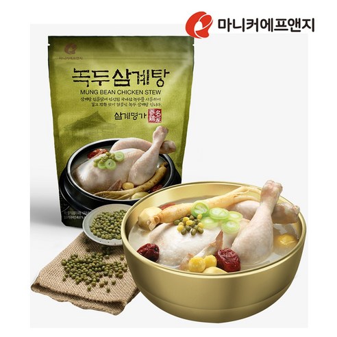 마니커-(냉장)녹두 삼계탕 900g, 900g, 4개
