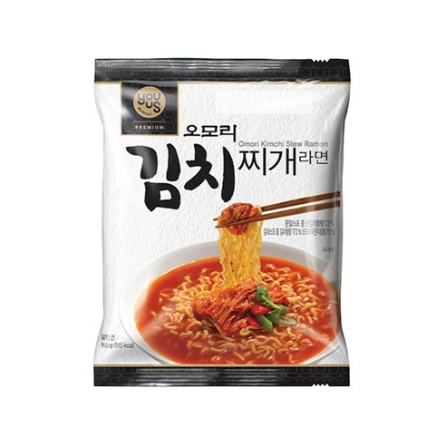 유어스 오모리 김치찌개 봉지라면