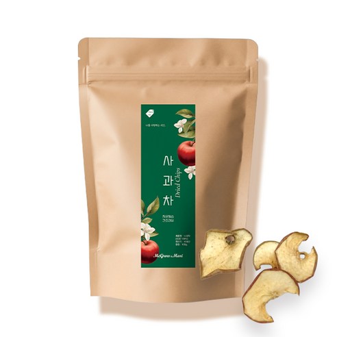 맥그로우앤마리 저온 제습 건조 사과 슬라이스칩 사과차, 1개, 50g
