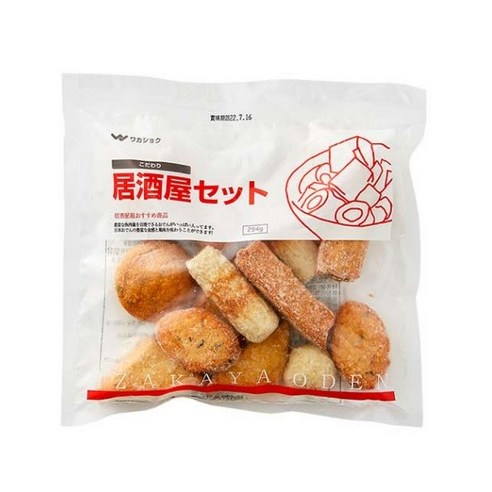 코다와리 이자카야세트(쯔유 무) 290g BOX [모듬어묵, 와카메]