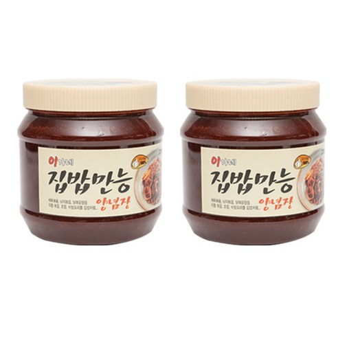 이가네떡볶이 만능양념장 1+1 (집밥만능 1.4kg + 집밥만능 1.4kg), 2개, 1.4kg