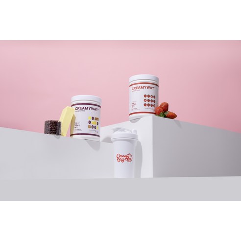 크리미웨이 단백질 쉐이크 2통 딸기맛 외 2종 프로틴 쉐이크