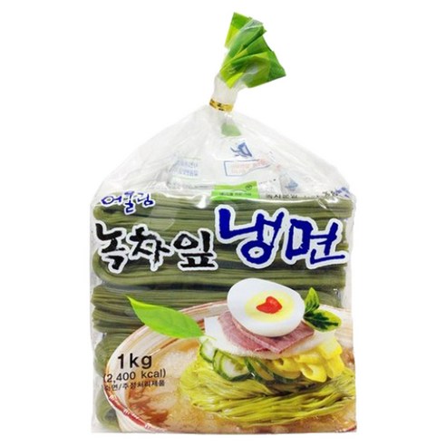 송학식품 녹차잎냉면, 10개, 1kg