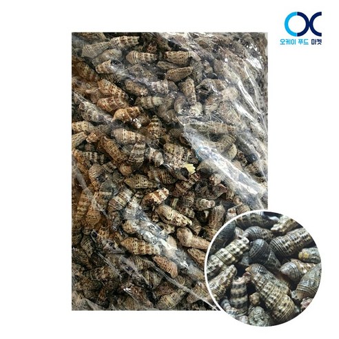 냉동 자숙 갯고동 1kg 갯고둥 바다고동 올갱이  바다다슬기