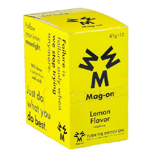 Mag on 마그온 에너지젤 퓨레 레몬맛 마라톤 러닝 마그네슘 매그온 41g x 12개입