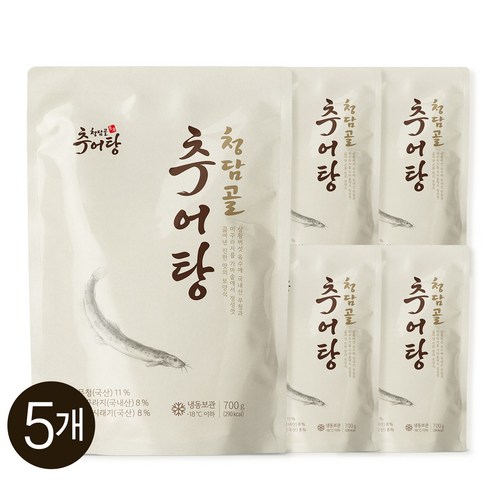 청담골 추어탕 (냉동), 5개, 700g