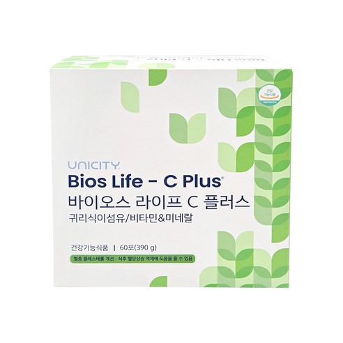 유니시티 바이오스 라이프 C플러스 씨플러스 6.5G x 60포 귀리 식이섬유 비타민 미네랄 미국산