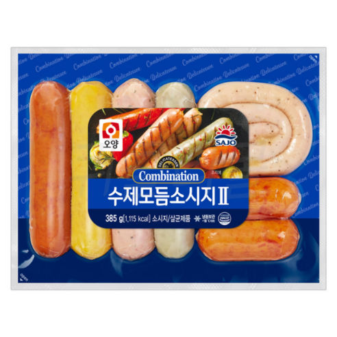 오양 수제모듬소시지 냉동 (업소용 식당용수제소시지 호프집 간편안주)