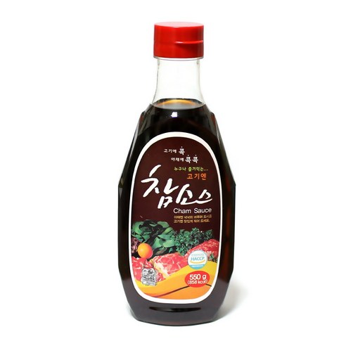 참소스 고기엔