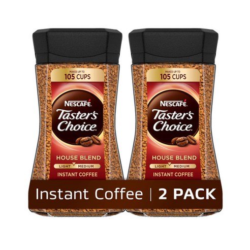 NESCAFE TASTER'S CHOICE House Blend Medium Light R NESCAFE TASTER'S CHOICE 하우스 블렌드 미디엄 라이트 로스트 인스턴트
