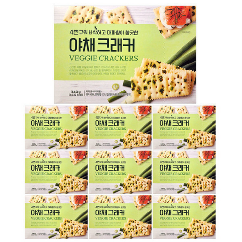 푸지안 야채 크래커 340g x10개