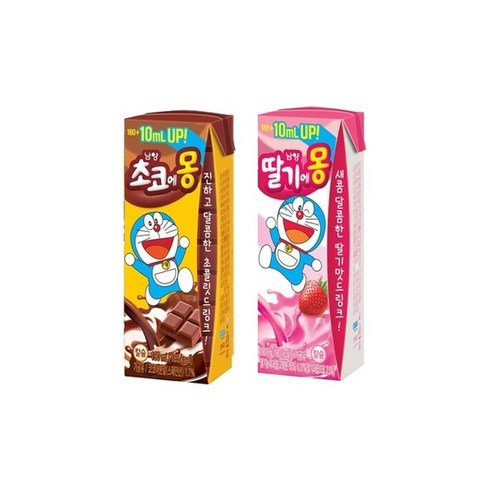 [남양] 초코에몽 190ml x 12개+딸기에몽 190ml x 12개