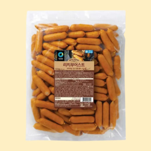 청정원 리치부어스트 오리지널 1.5kg