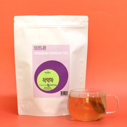 자연한잔 작약차 100티백 텀블러용