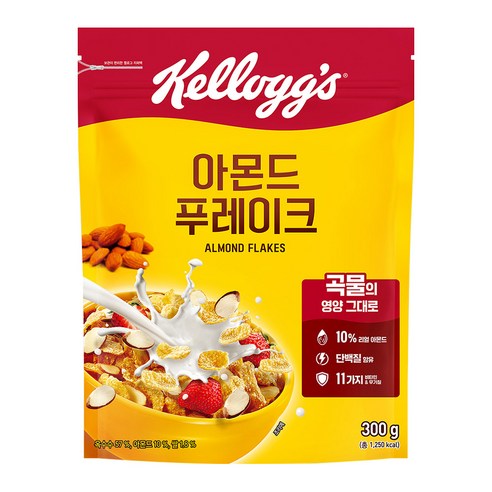 켈로그 아몬드 푸레이크, 300g, 8개