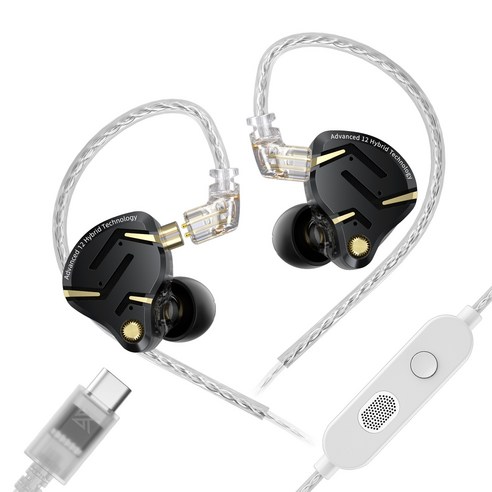 Keephifi KZ ZS12 PRO 2 플래그십급 슈퍼리니어 1DD+5BA 하이브리드 HIFI IEM, 3.5mm 게이잉 인이어 이어폰,유선 이어폰