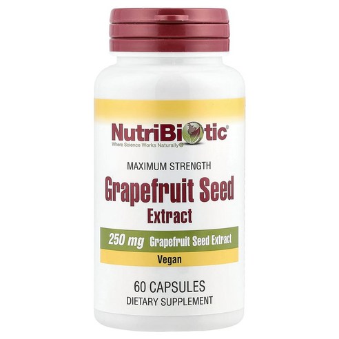뉴트리바이오틱 NutriBiotic 자몽종자추출물 250mg 60캡슐