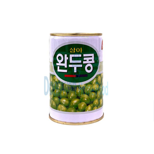 삼아 완두콩 통조림