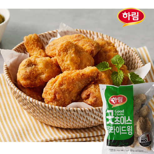 하림-굿초이스 후라이드 윙 1kg, 1kg, 4개