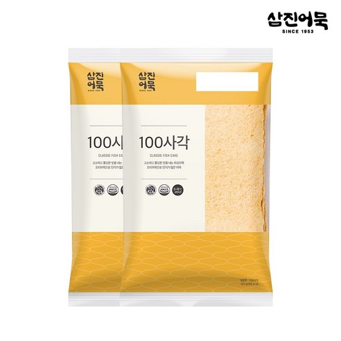 [삼진어묵] 100사각 1봉 320g  x 2개