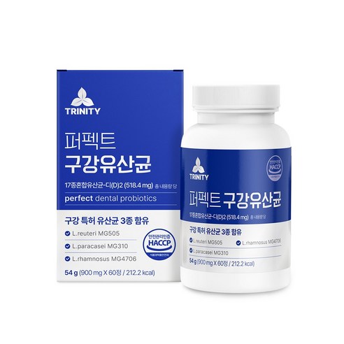 [판매1위] 구강유산균M18 식약청인증 닥터파이토 / 퍼펙트 구강 유산균, 1개, 60정