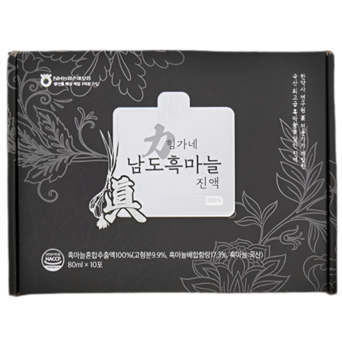 힘가네 흑마늘즙 흑마늘진액 10포 x 80ml, 800ml, 2개