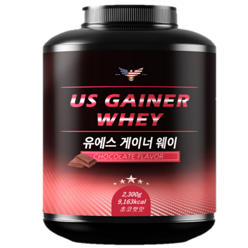 B 프로틴 유에스게이너웨이 2.3k+2.3kg 총4.6kg 단백질 보충제 운동 근육 헬스 체중 체력 벌크업 살찌는
