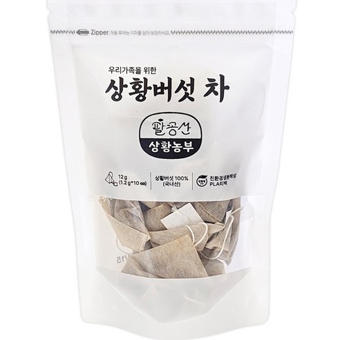 팔공산상황농부 국산 상황버섯차 건강차 티백차, 1.2g 10개 (농장직송)