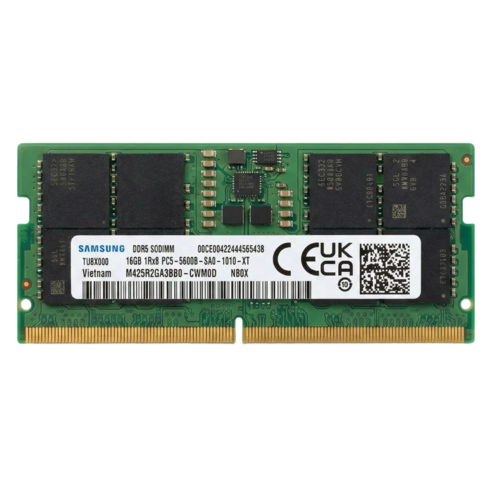 삼성 노트북용 DDR5 램 메모리 SODIMM, 1개, 16GB 5600MHz (PC5-44800)