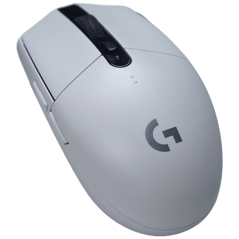 로지텍 G304 라이트스피드 무선 게이밍 마우스, 화이트, 단일상품