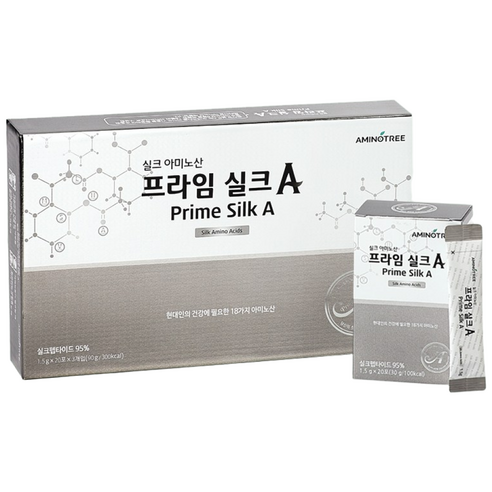 병문안선물 먹는링거 활력영양제 부모님 혈당조절 단백질보충제 프라임실크A+, 60개, 1.5g