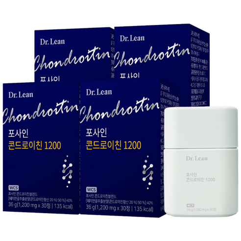 닥터린 포사인 콘드로이친 1200 36g, 4개, 30정