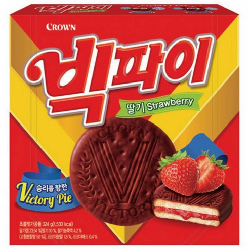 크라운-빅파이딸기324g