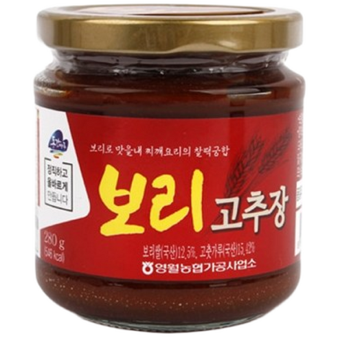 영월농협 동강마루 국산 보리고추장, 2개, 280g