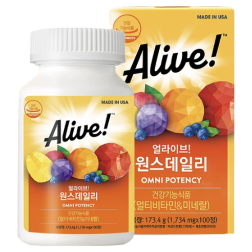 얼라이브 원스데일리 멀티비타민