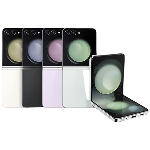 삼성 Ai 갤럭시Z 플립5 256GB 공기계 S급 (구성품: 단말기 + 유심핀 + 보호케이스 + 보호필름 / 12개월 무상보증) Re:think, 256GB, 라벤더