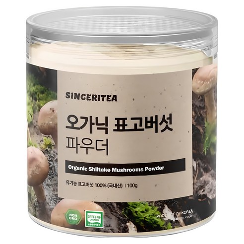 신서리티 오가닉 표고버섯 파우더 100g, 100g, 3개
