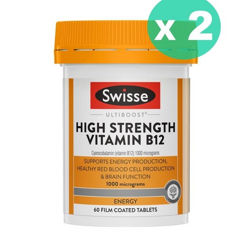 호주 스위스 비타민 B12 60정 2개 Swisse Vitamin 호주코알라몰